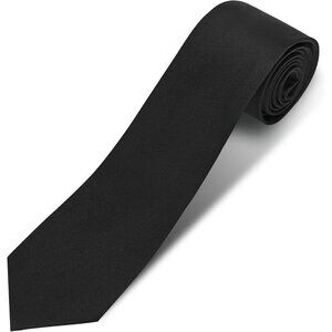 🆕Men's Black Ties  3.15" (8CM) Necktie Plain Formal Business Ties
